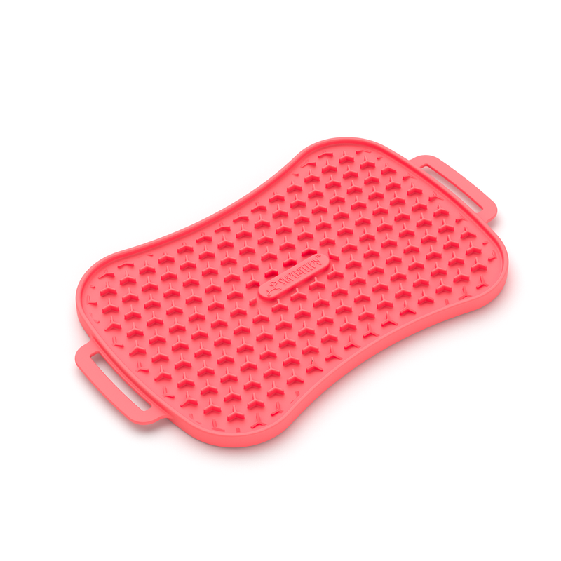Marley Slowappy Reversible Lick Mat - Warm Ocean Red